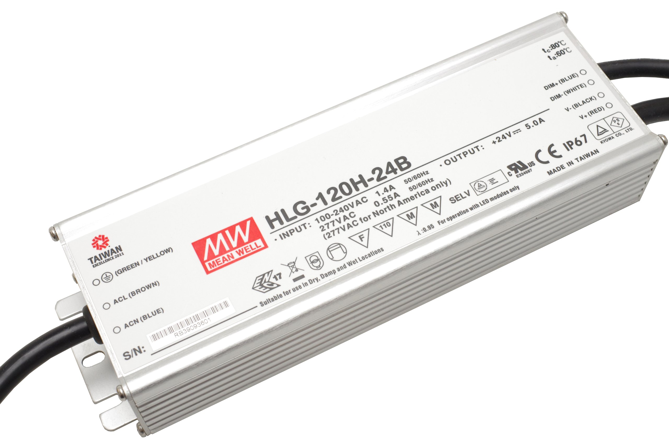 Nguồn Meanwell HLG-120H-24B Hàng nhập khẩu