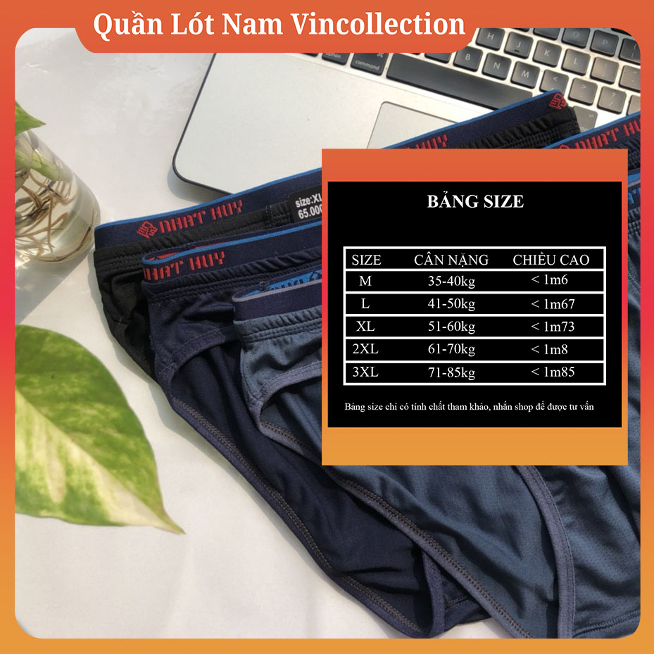 |Combo 6| Quần Lót Nam Chéo  Nhật Huy Vải Lưới Thông Hơi Li Ti Lỗ Nhỏ Cao Cấp Quan Lot Nam Sexy Quần ship nam tam giác đẹp combo cao cấp sexy to nhỏ thun lạnh thoáng mát - Quần Lót Nam Nhật Huy