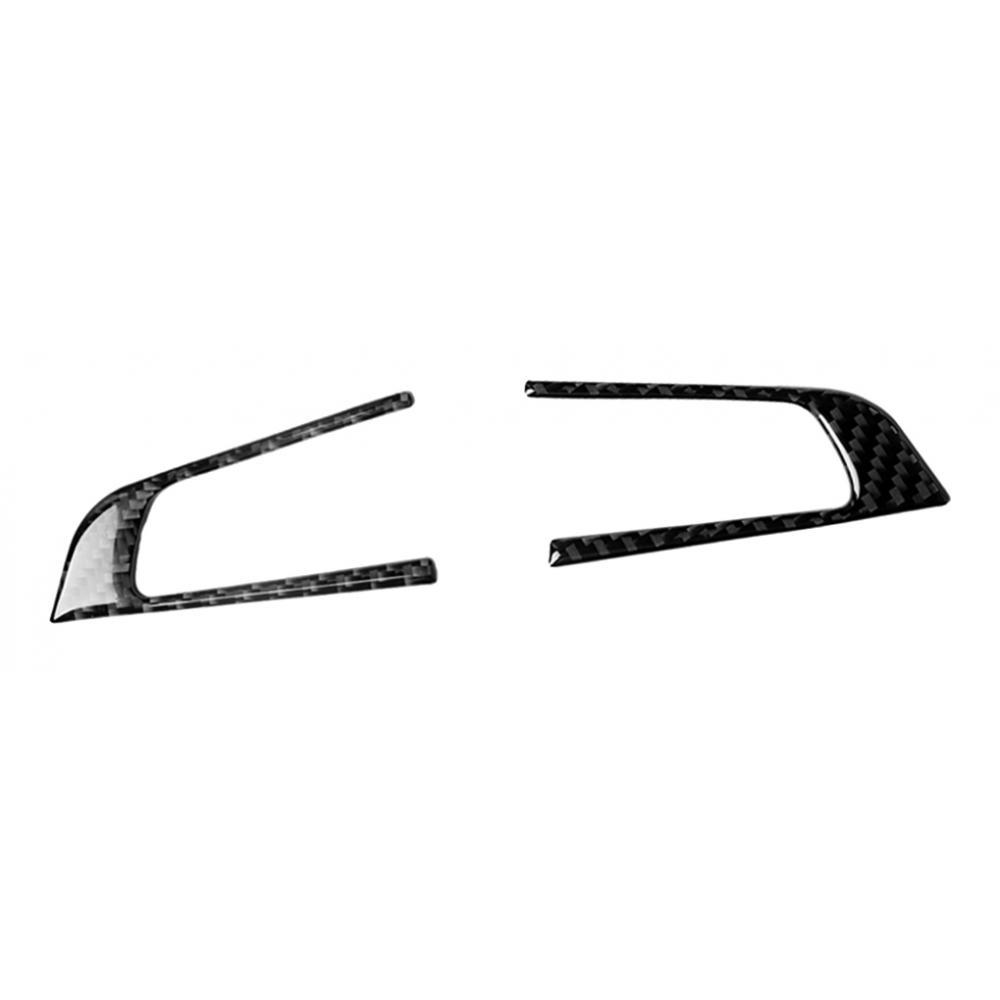 Carbon Fiber Steering Wheel Cover Case Trim Sticker for