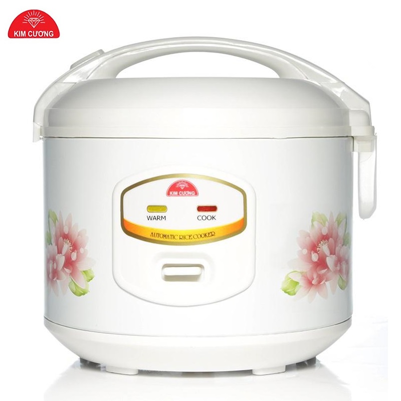 Nồi cơm điện nắp gài 1.2 lít Kim Cương KC-1.2G - Hàng chính hãng