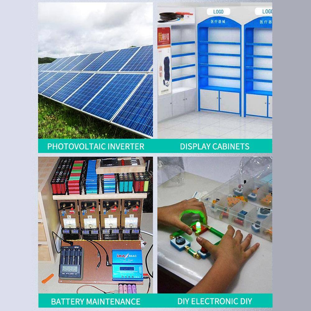 Waterproof Battery SOC Power Meter Capacity Indicator 8-100V Direct Current Voltmeter 12.0V 24V 36V 48V 60V 72V Lithium Iron Phosphate Battery Ternary Lithium Polymer Battery Tester