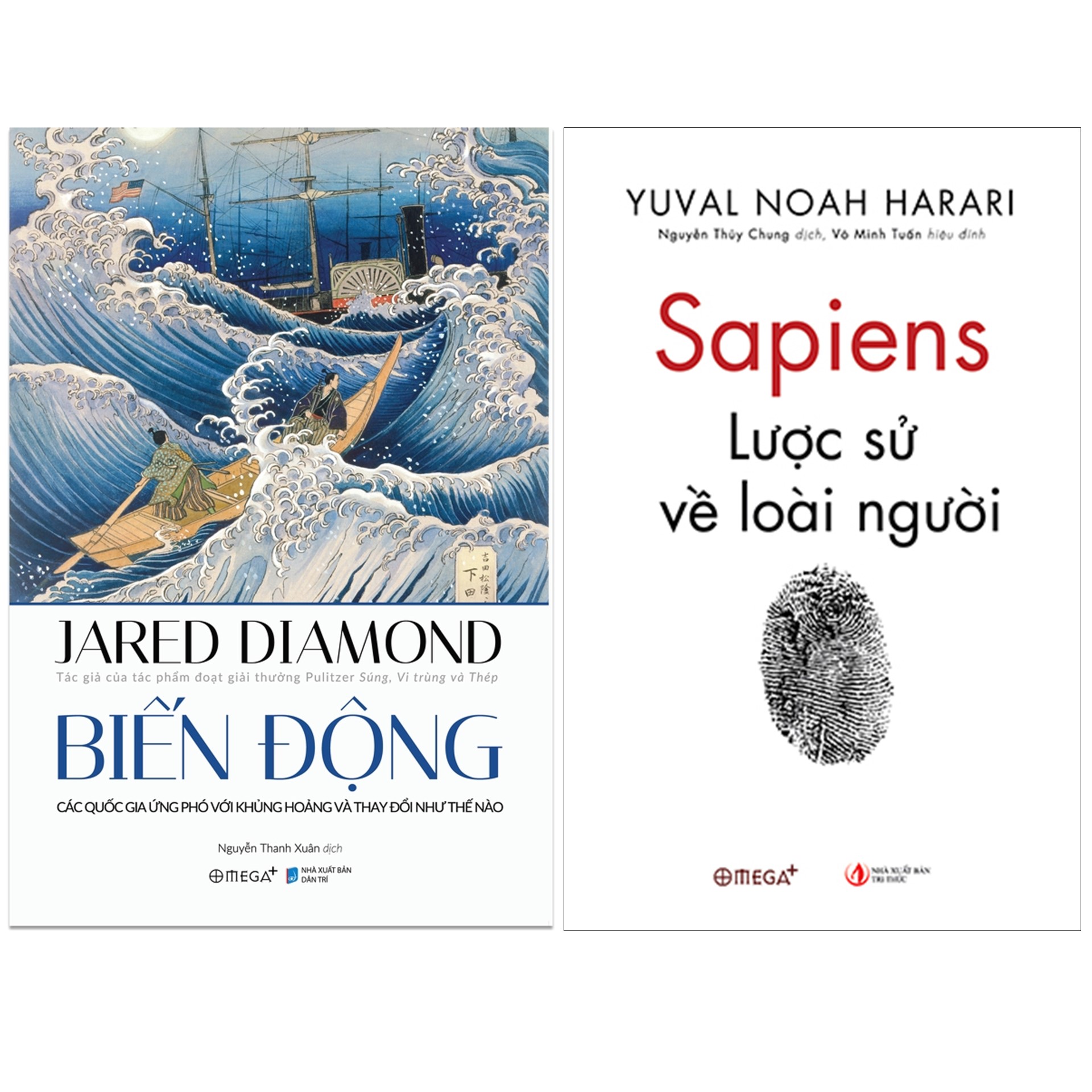 Combo Sách : Biến Động - Jared Diamon + Sapiens: Lược Sử Loài Người