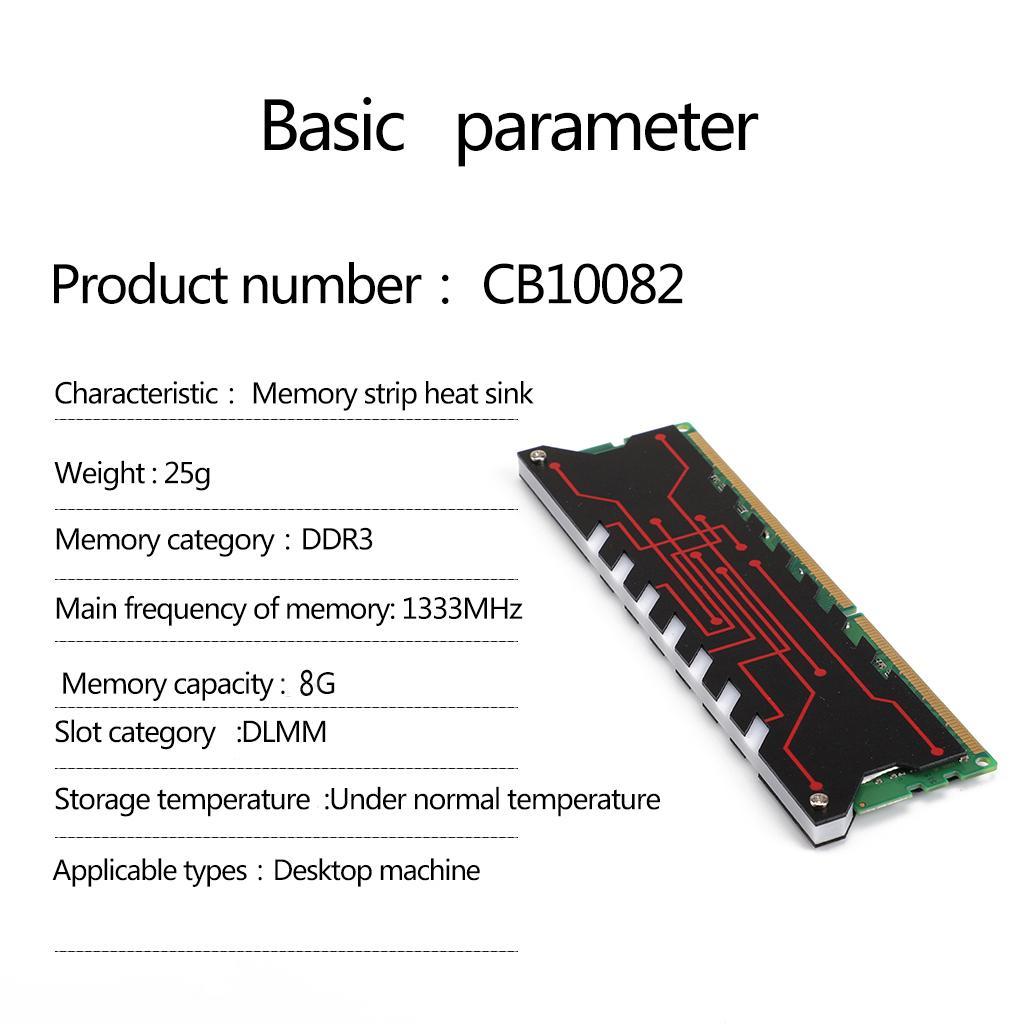 Memory Ram 4GB DDR3 RAM 1333MHZ 240 Pin Sitck Card for PC Desktop Computers