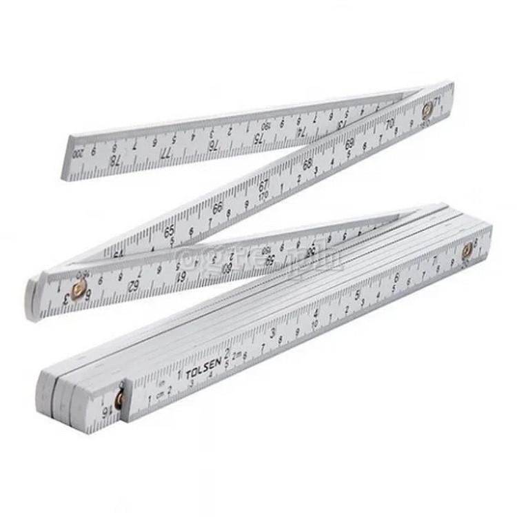 THƯỚC XẾP NHỰA 2M TOLSEN 35047 - HÀNG CHÍNH HÃNG