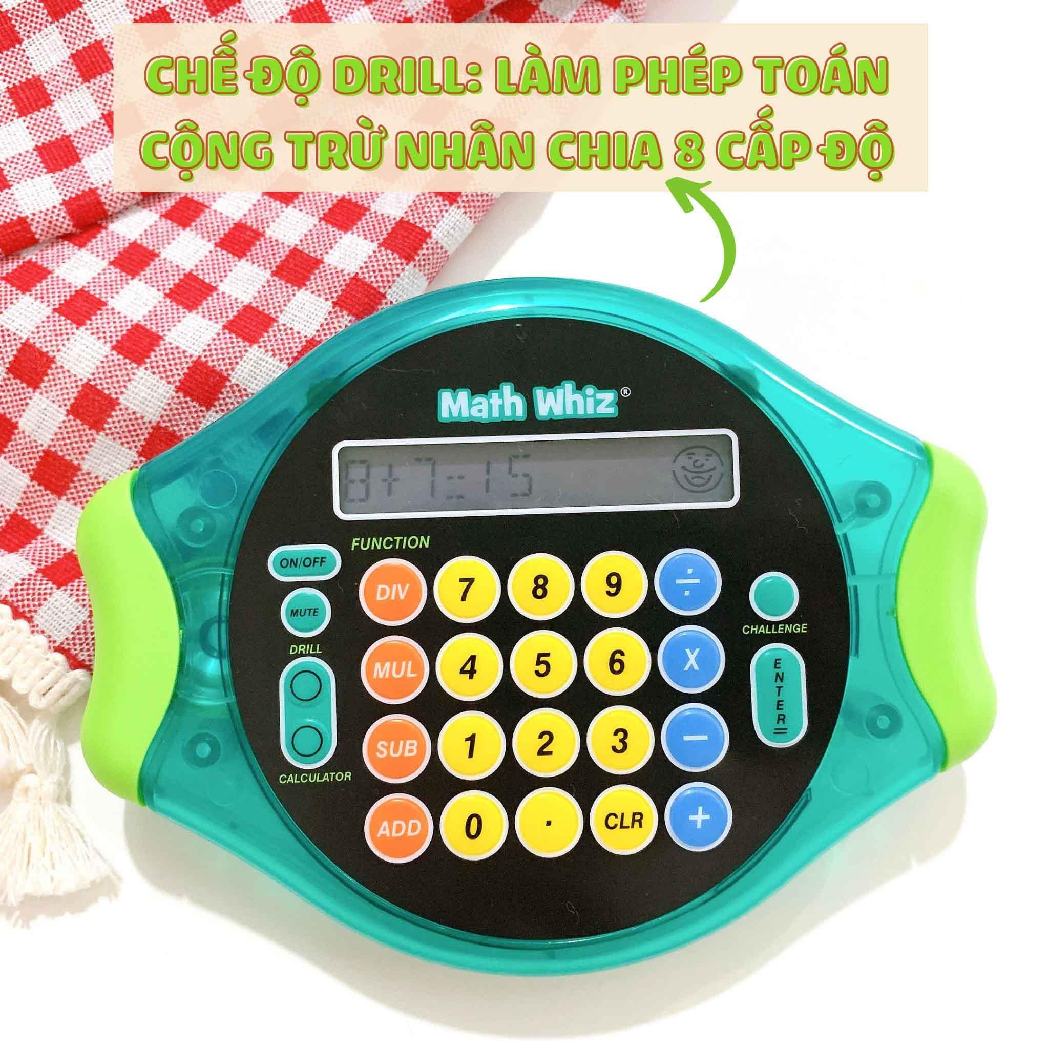 Educational Insights Máy chơi game Toán học - Math Whiz