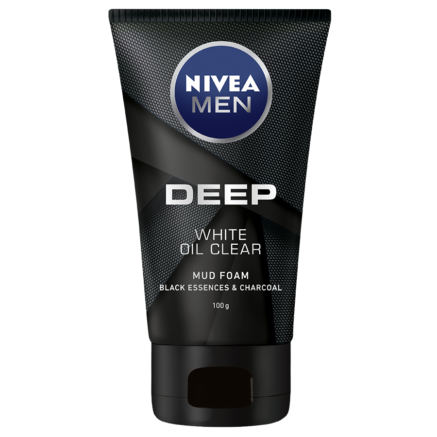 Sữa Rửa Mặt Nivea Men Than Đen Hoạt Tính Deep White Oil Clear 84415
