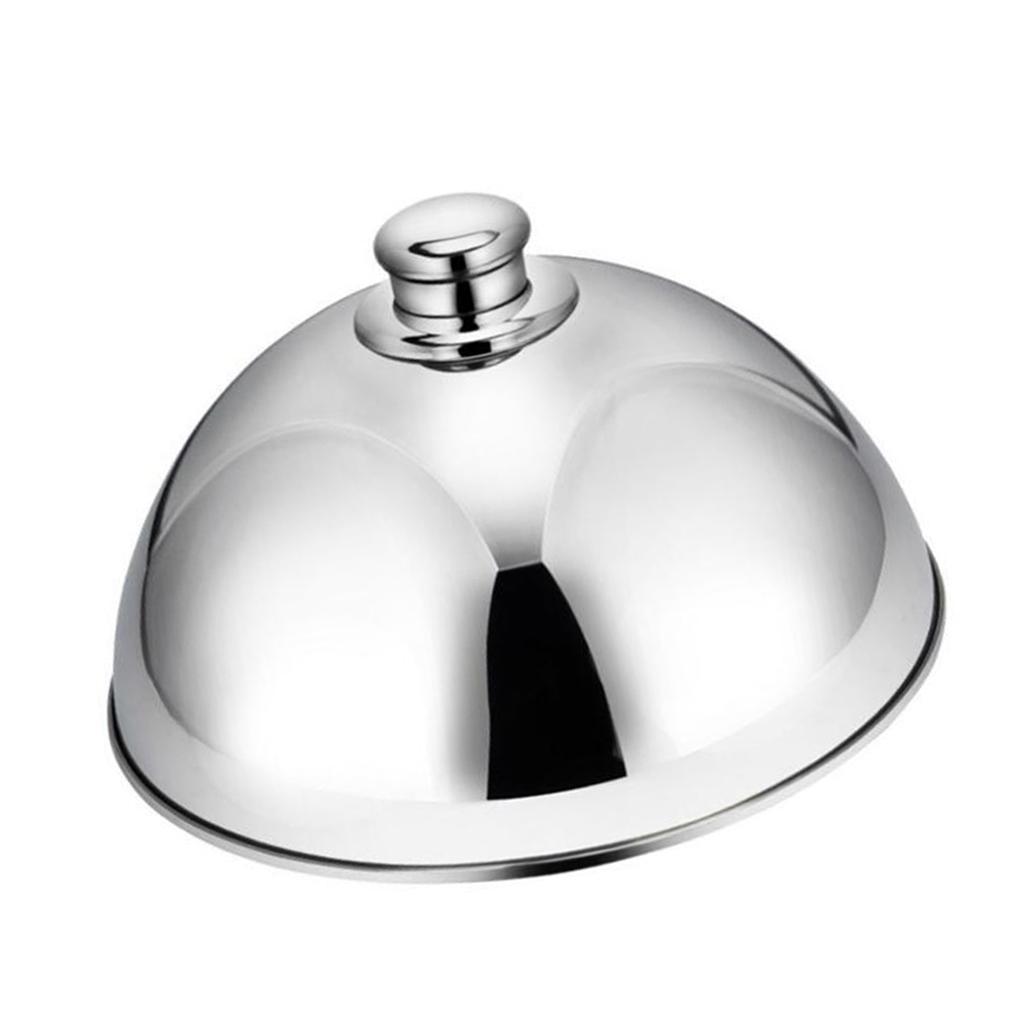 2Pcs Cheese Melting Dome Steaming Cover Serving Dish Food Cover Small