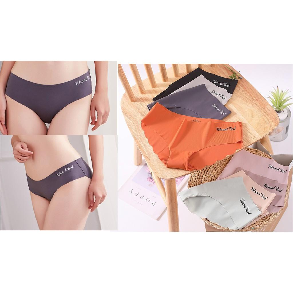 Sét 10 Quần Lót Nữ Thun Lạnh Su Đúc Kháng Khuẩn Không Viền Lượn Sóng Sexy Giá Rẻ NO1028