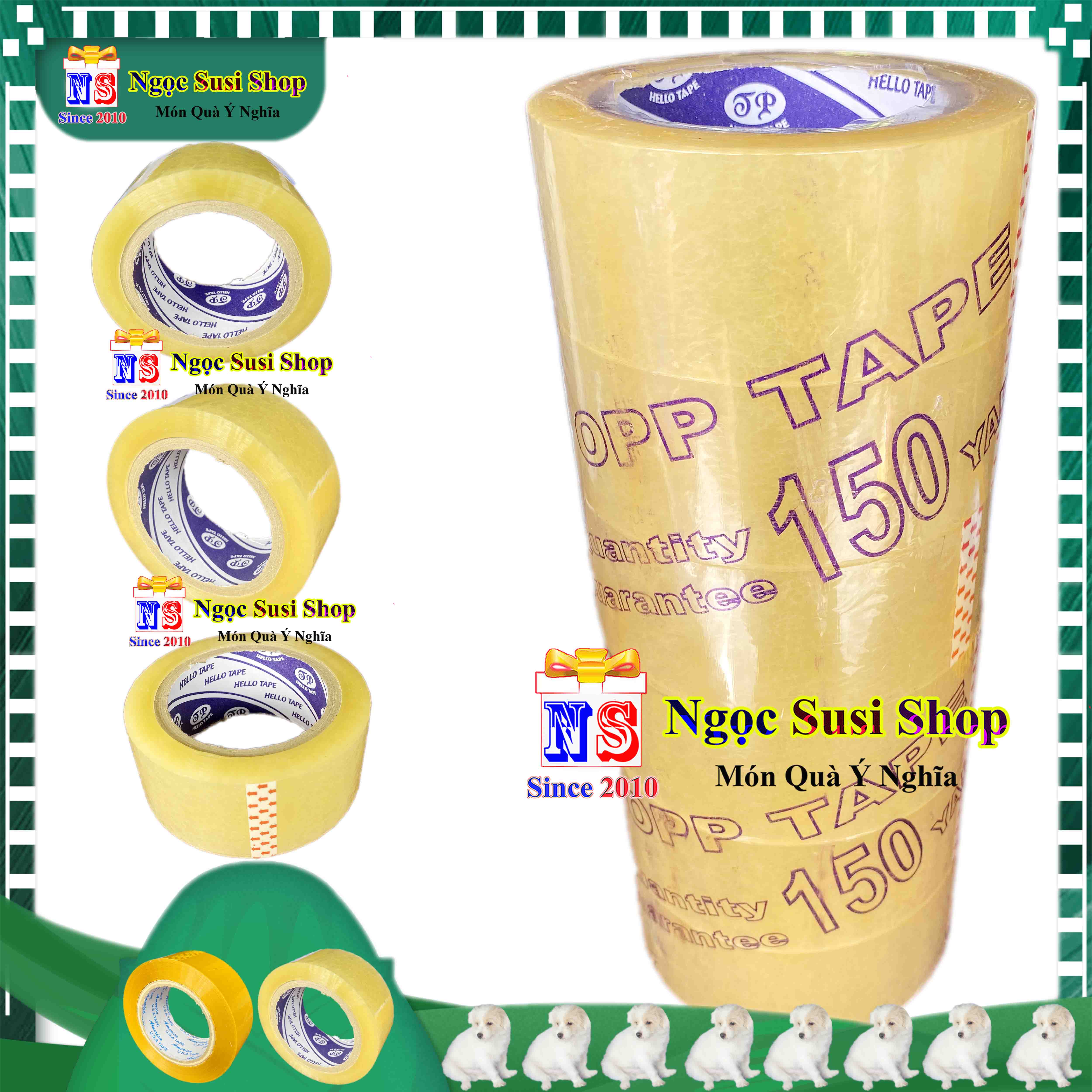 1 CUỘN BĂNG KEO TRONG VÀNG ĐỤC SIÊU DÍNH NHA MUA CHỌN LOẠI - BĂNG DÍNH CHẮC CHẮN