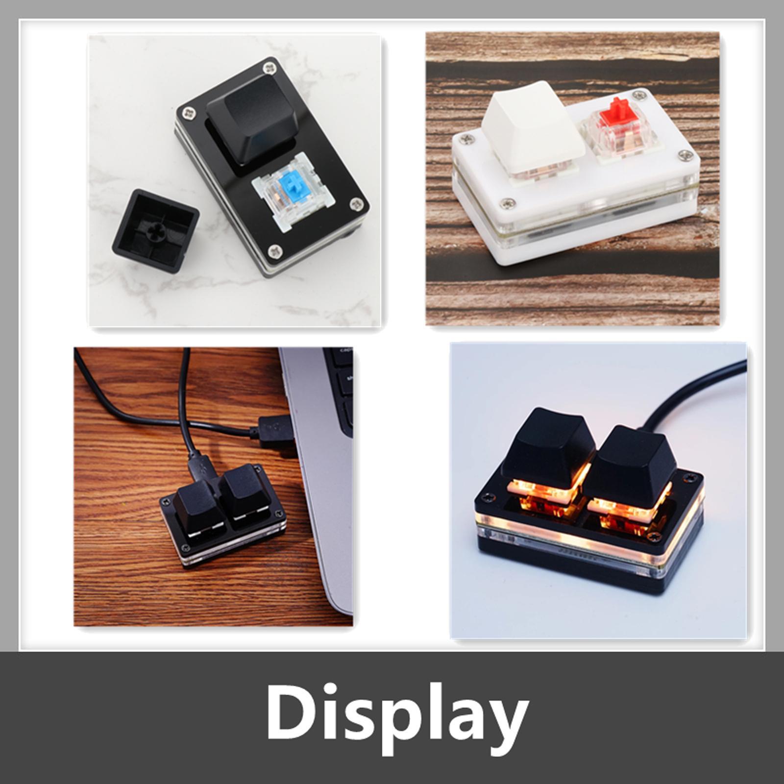 2-Key Mechanical Gaming Keypad Hot Swap Programming