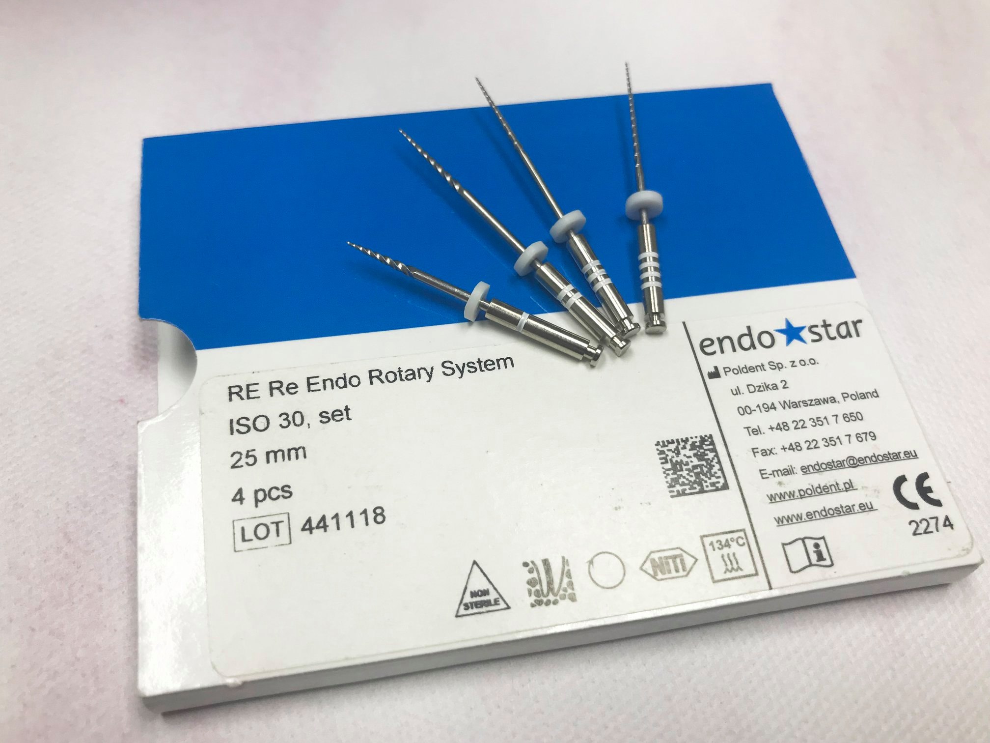 Trâm file làm nội nha từ châu Âu EndoStar RE- Re endo