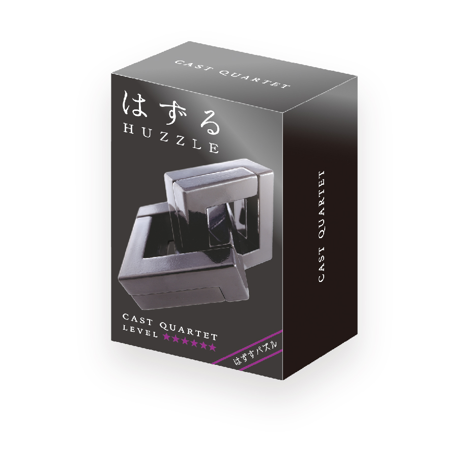 Đồ Chơi Hack Não Mở Khóa 4 Khối Vuông Liên Kết Cấp Độ 6 Hanayama 515115