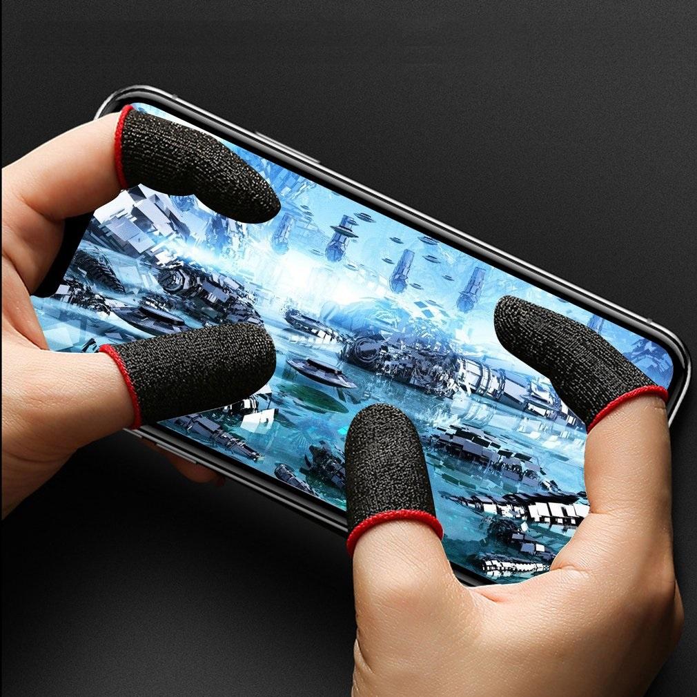 Bộ 2 bao ngón tay chơi game mobile chống mồ hôi