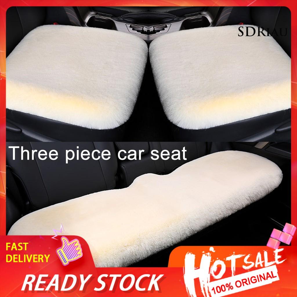 Bộ 3 Đệm Lót Ghế Ngồi Xe Hơi Chống Trượt Thời Trang Mùa Đông