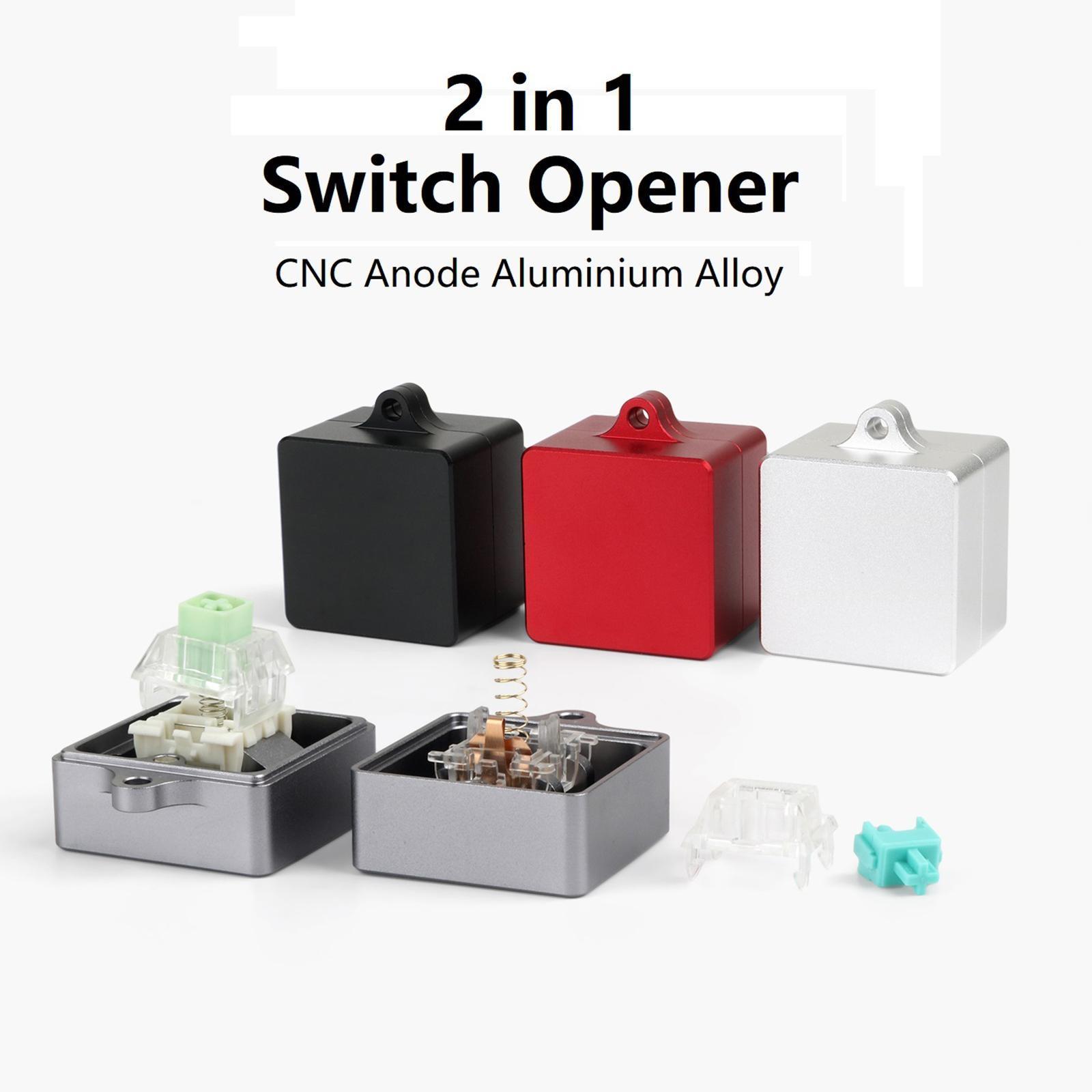 2-in-1 Shaft Opener Aluminium Alloy Keycaps for Switches Shaft