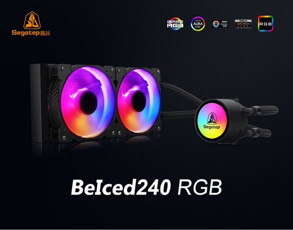 Tản Nhiệt Nước SEGOTEP BE ICED 240A-RGB - Hàng chính hãng