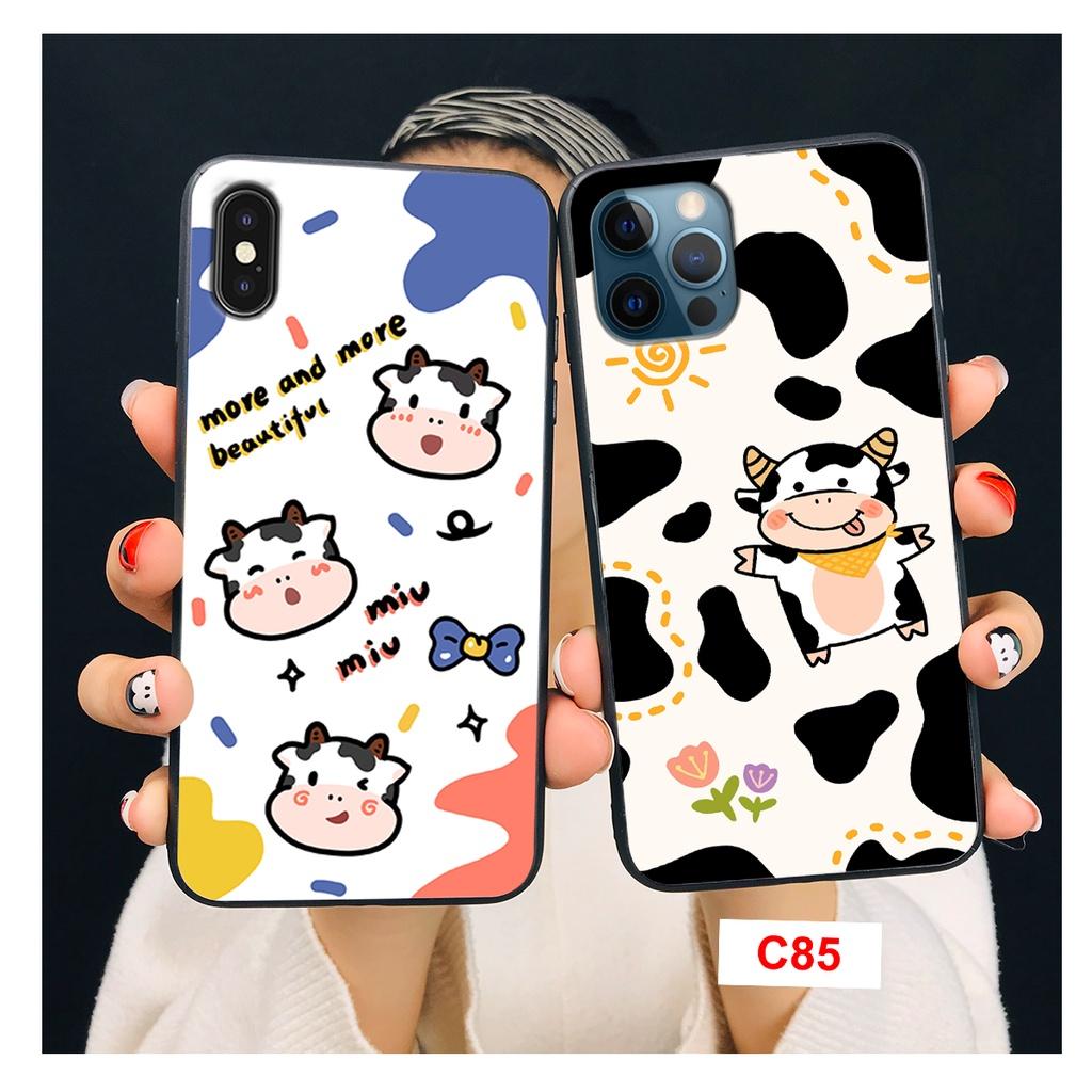 Ốp Lưng Dành Cho Iphone 11 Series - Iphone 12Series In Hình Bò Sữa Đa Dạng Màu Sắc