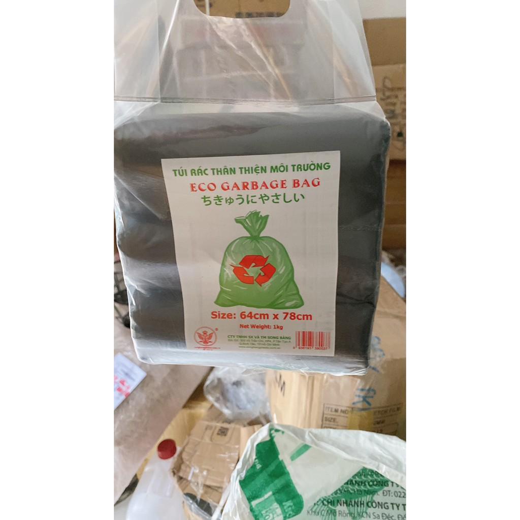 Túi Đựng Rác Màu Đen 1kg - Đủ Size: Đại - Trung - Tiểu - Thân Thiện Với Môi Trường