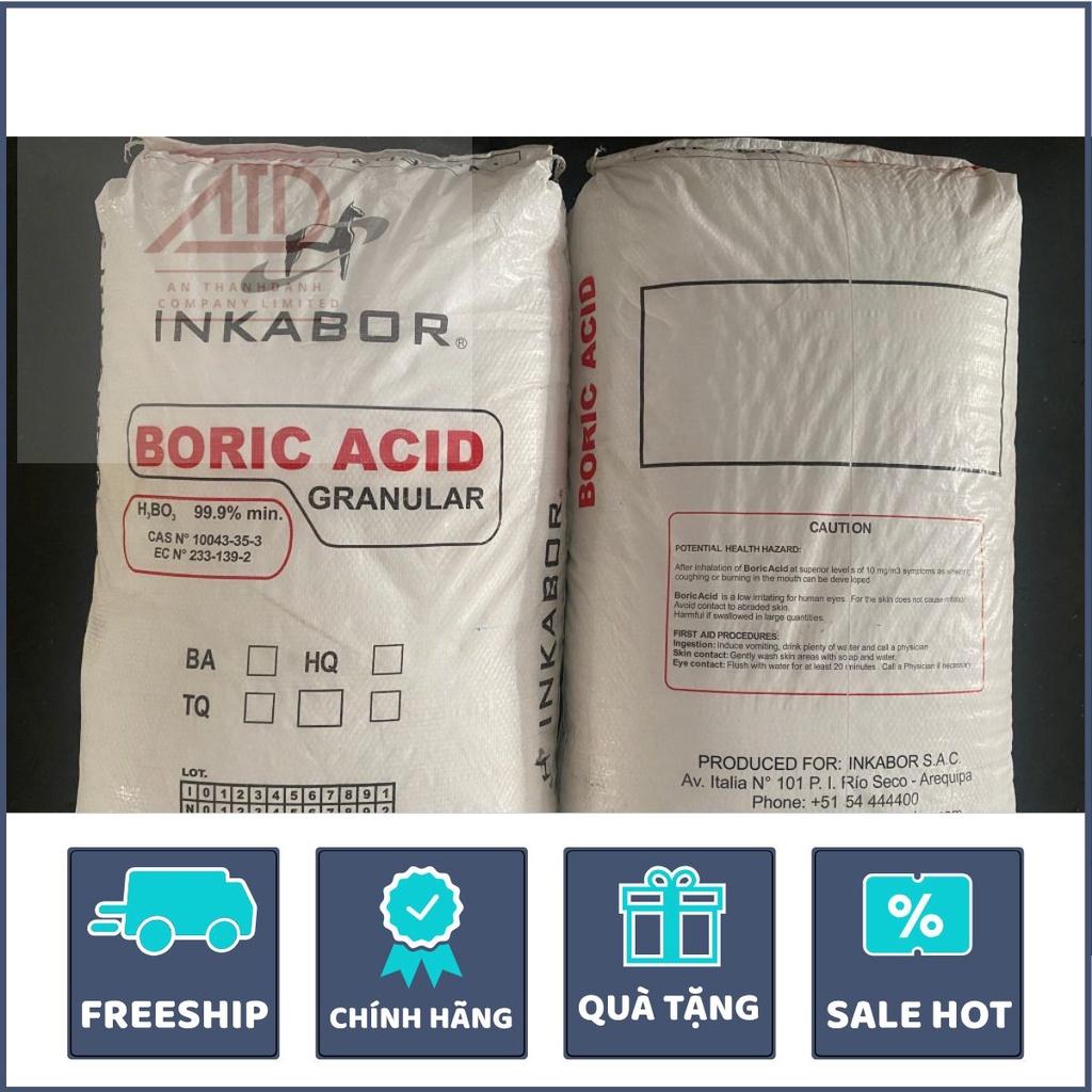 Phân bón, Hóa chất Axit boric H3BO3, Trihydroxidoboron, Borofax Boric aci.d diệt gián kiến. Hàng chiết lẻ từ ba