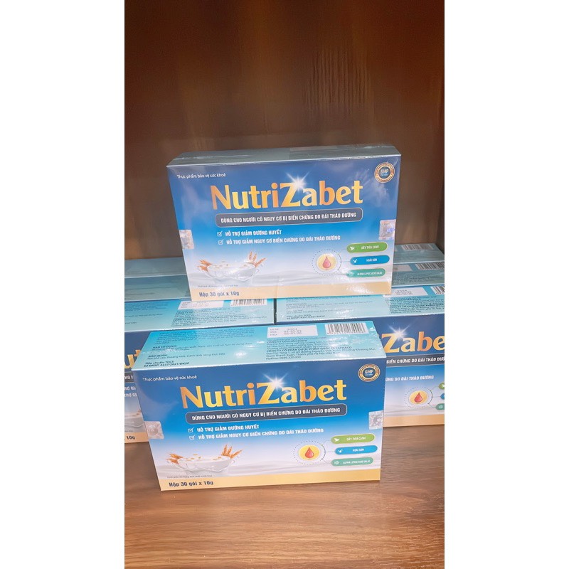 Combo 5 Hộp Sữa Hạt Tiểu Đường NutriZabet - Giúp Ổn Định Đường Huyết, Ngăn Ngừa Biến Chứng, Tăng Cường Đề Kháng
