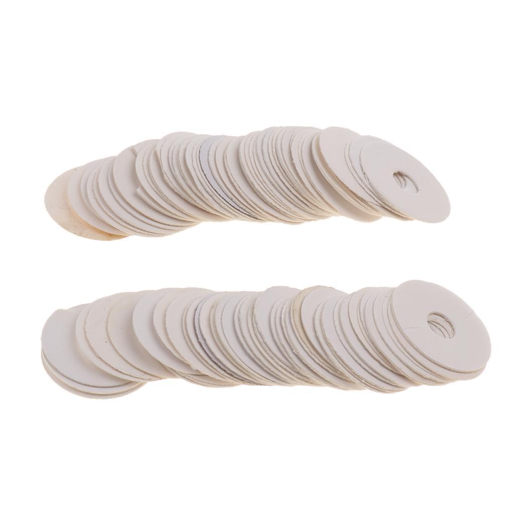 90Pcs Piano Keyboard Balance Front Rail Punchings Dia. 22mm DIY for Pianist
