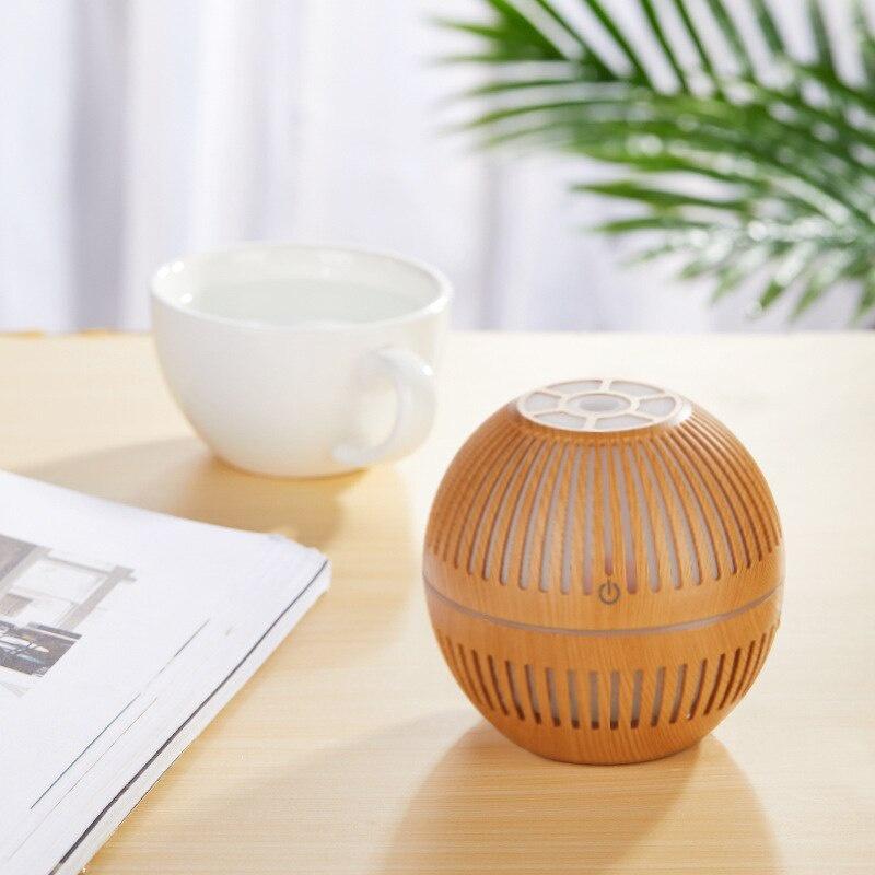 LED Light Ultrasonic Air Humidifier Mini USB Aroma Essential Oil Diffuser Mist Maker 130ML Aroma Diffuser Home Beauty Tool