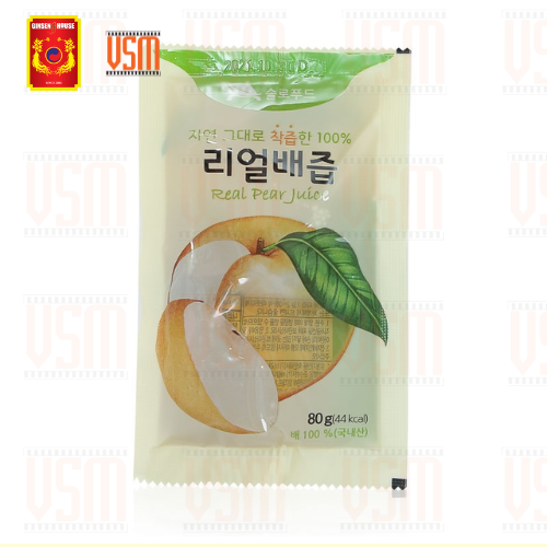 Hộp 10 gói Nước Ép Lê hàn Quốc Nguyên Chất 100% Ginseng House