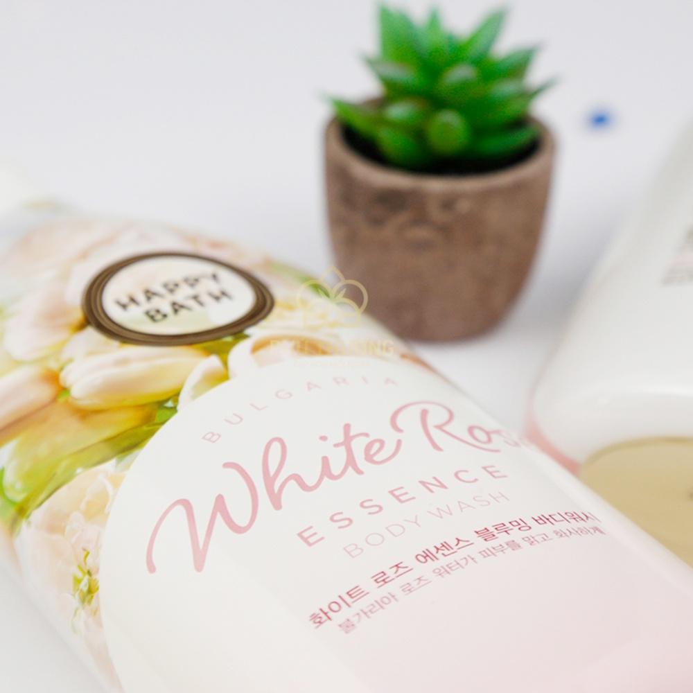 Sữa tắm hương hoa hồng trắng Happy Bath White Rose Essence Body Wash 900gr