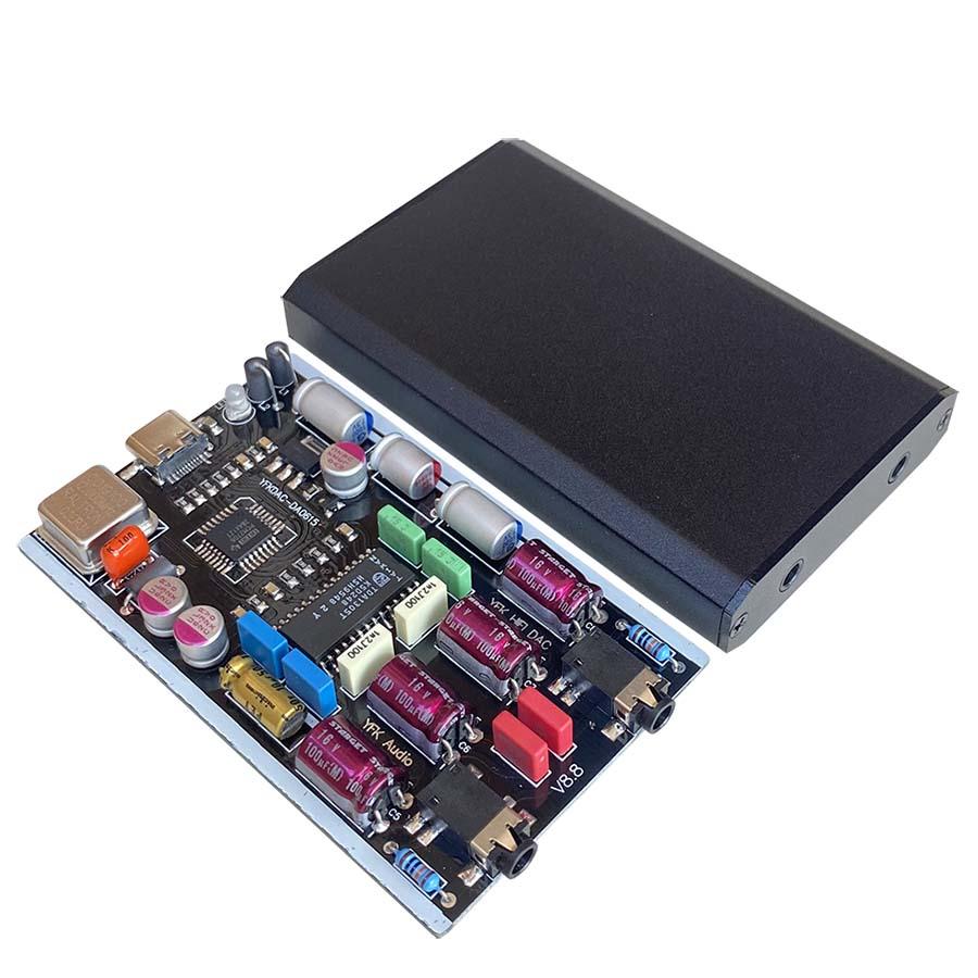 DLHiFi Mini TDA1305DAC Bộ Giải Mã Máy Tính Laptop USB Giải Mã Thẻ Âm Thanh Di Động OTG PCM2706 HiFi DAC Đầu Vào Type-C Đầu Ra AUX Kép