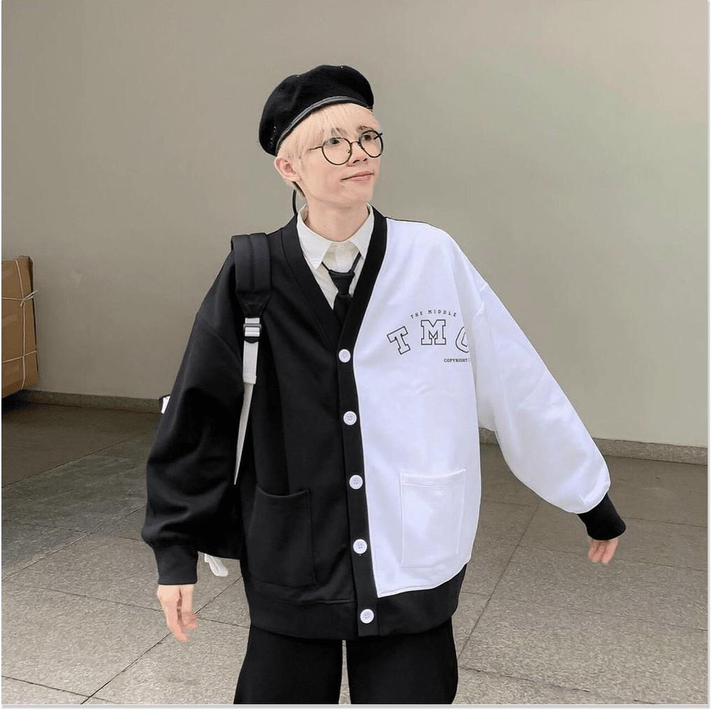 Áo khoác nỉ cardigan cực xinh , phong cách , hàn quốc cho các bạn trẻ THỜI TRANG KING FASHION