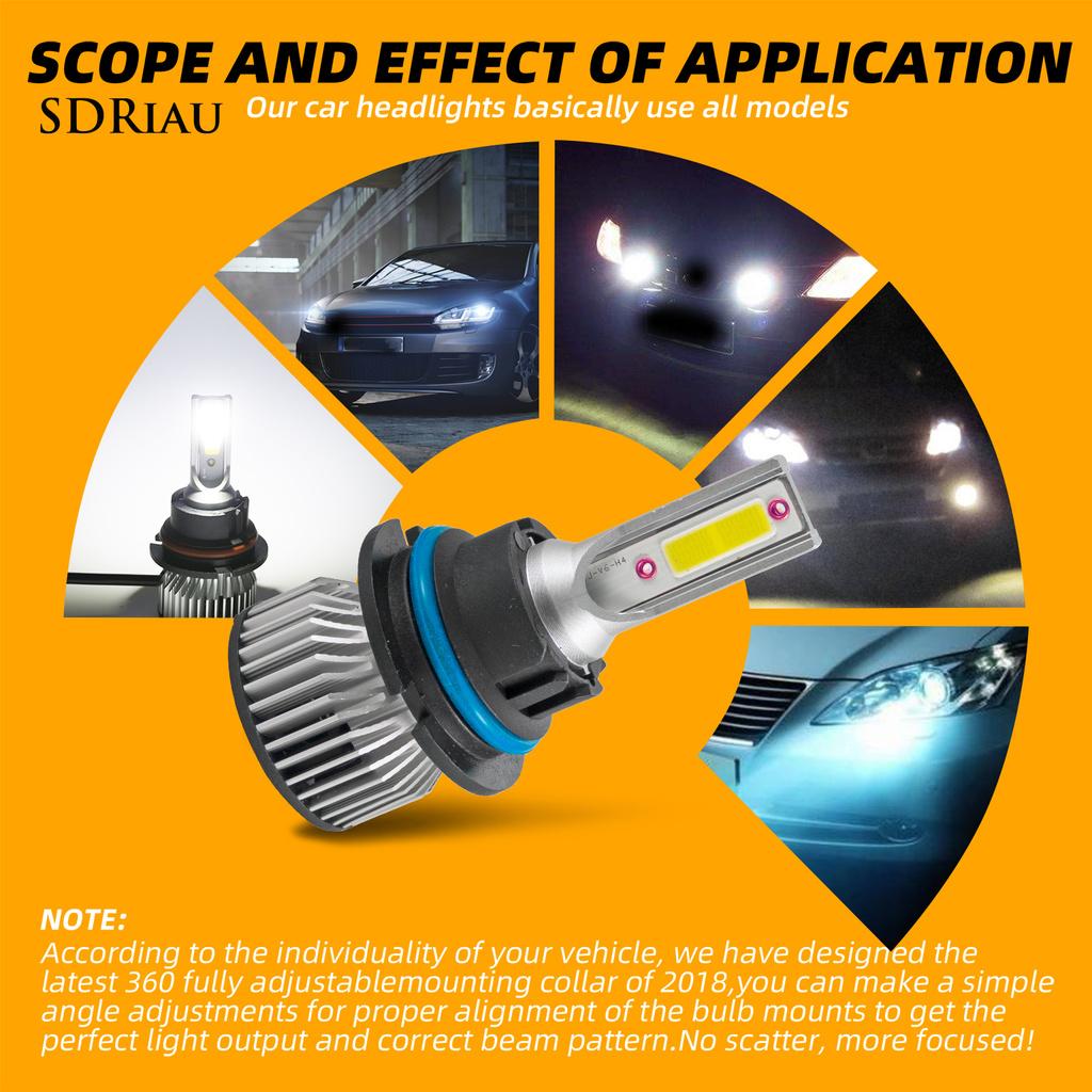 Bộ 2 Đèn Led Phá Sương Mù 6000k 45w Hb4 / 9006 Cho Xe Hơi