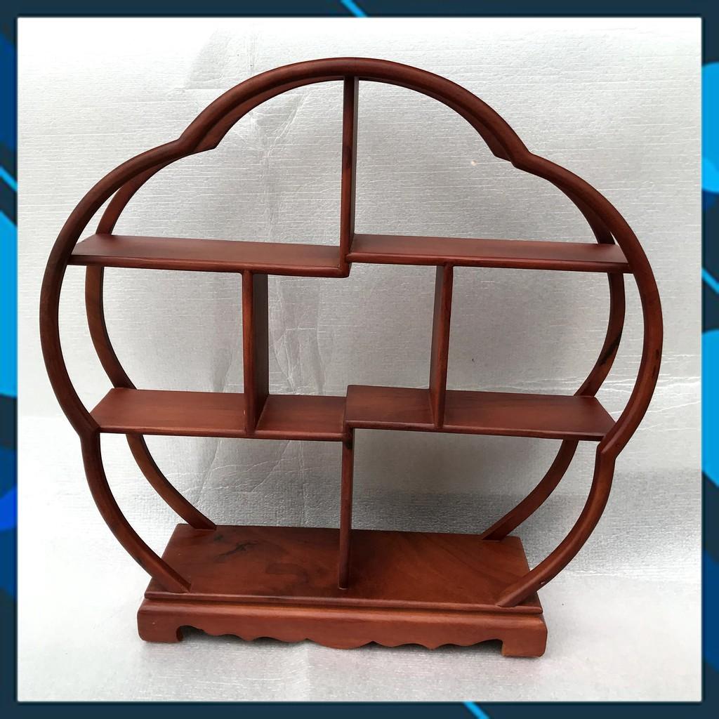 Kệ mini hình hoa gỗ hương