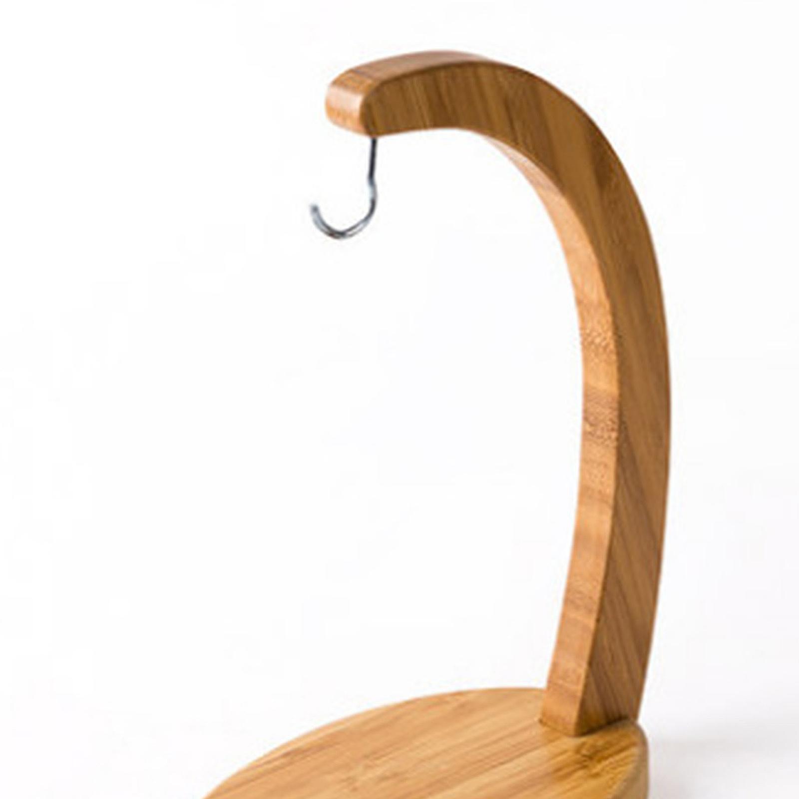 NATURAL BAMBOO HOOK HANGER HOLDER STORAGE KITCHEN