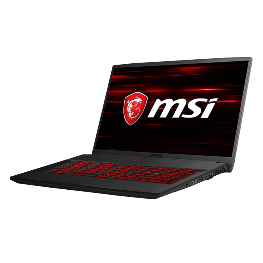 Laptop MSI GF75 Thin 9RCX-432VN (Core i5-9300H/ 8GB DDR4 2666MHz/ 256GB SSD M.2 PCIE/ GTX 1050Ti 4GB/ 17.3 FHD IPS/ Win10) - Hàng Chính Hãng