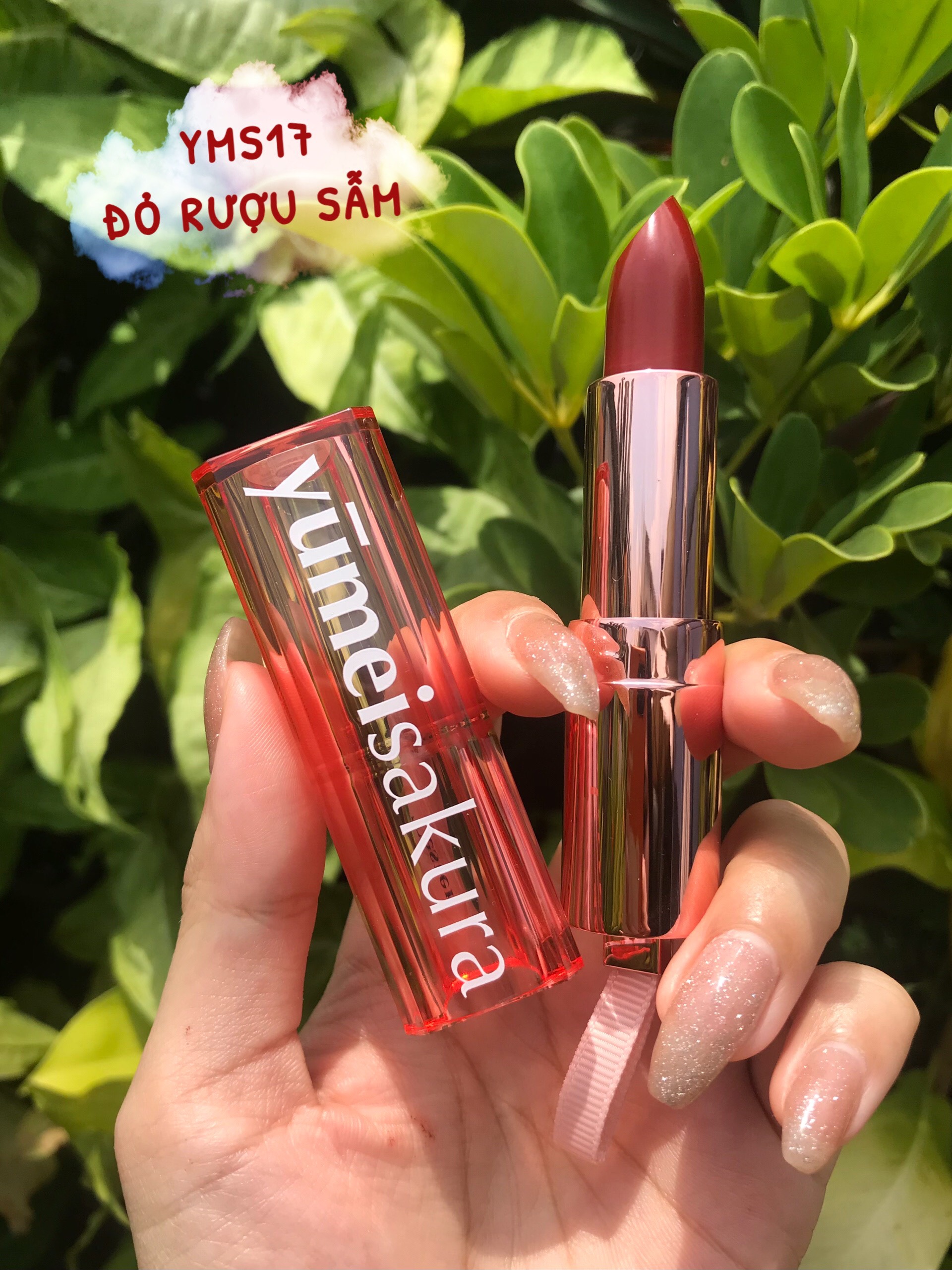 Son Thỏi Lì Mịn Chotto Matte Yumeisakura Đỏ Rượu Sẫm Burgundy Red Lipstick YMS17 3.5g