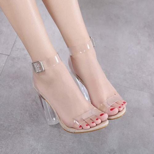 Giày cao gót sandal 9 phân bản trong __Lz003