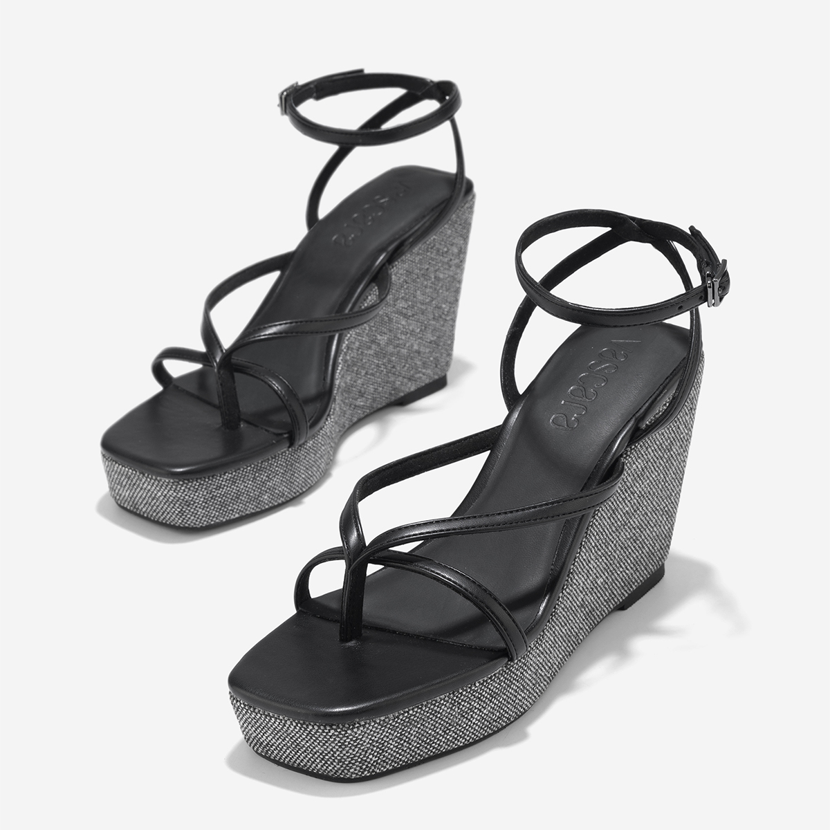 Vascara Giày Sandals Đế Xuồng Kẹp Ngón - SDX 0447