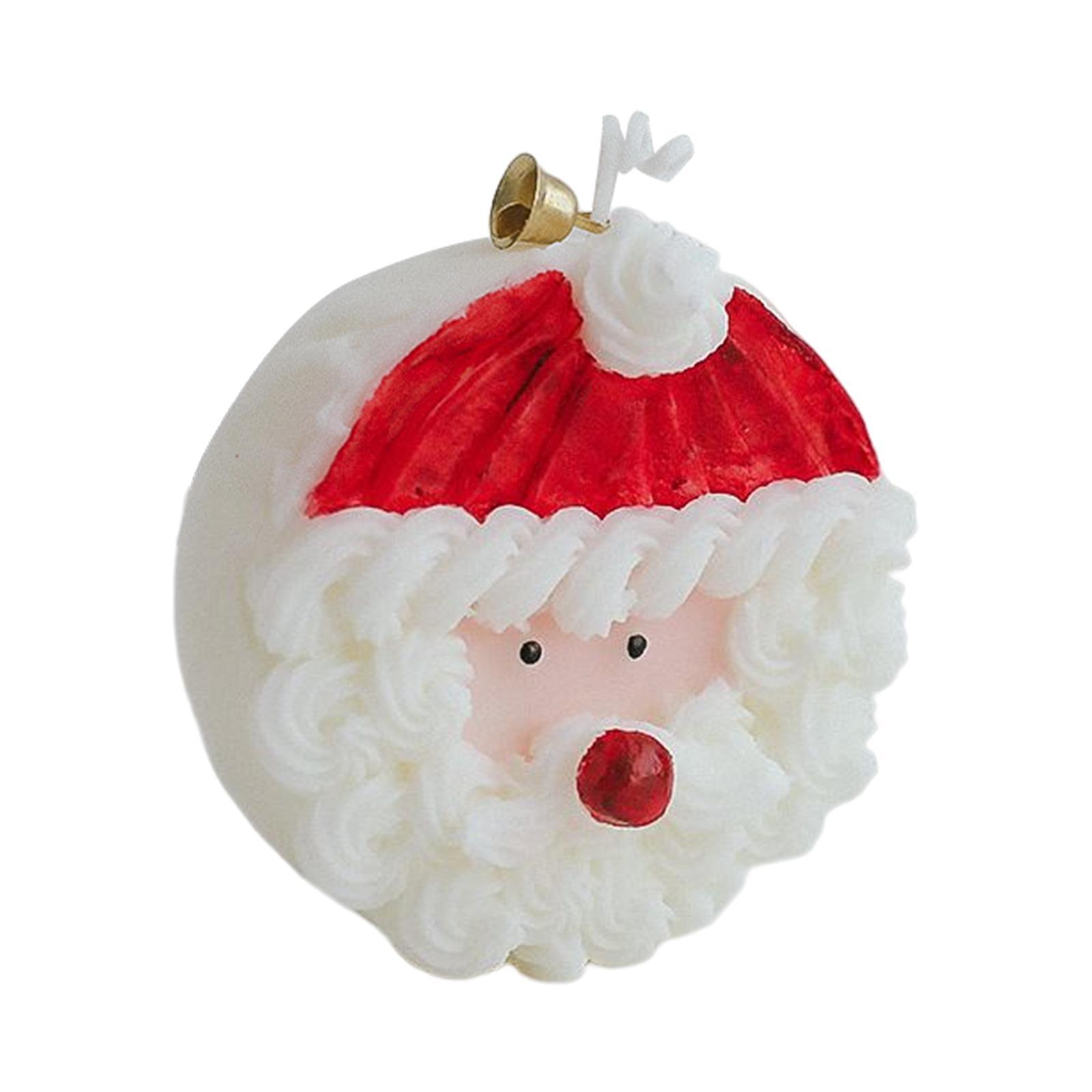 Santa Claus Scented Candles Tealight Candles for Decoration Office Gift