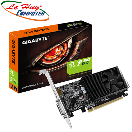 Card Màn Hình - VGA GIGABYTE GT 1030 Low Profile D4 2G (GV-N1030D4-2GL) - Hàng Chính Hãng