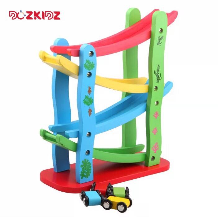 Đồ chơi vận động - Đường trượt zic zac 4 xe - DOZKIDZ