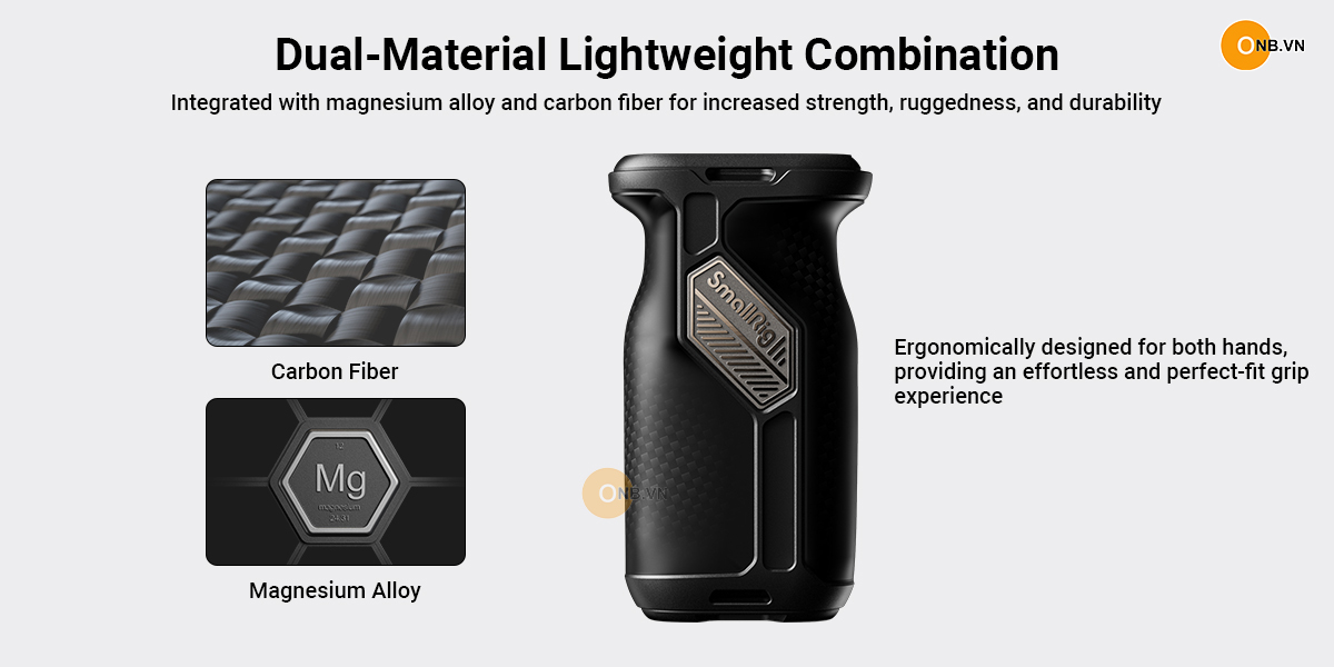 SmallRig Rotating NATO Side Handle Carbon 3847