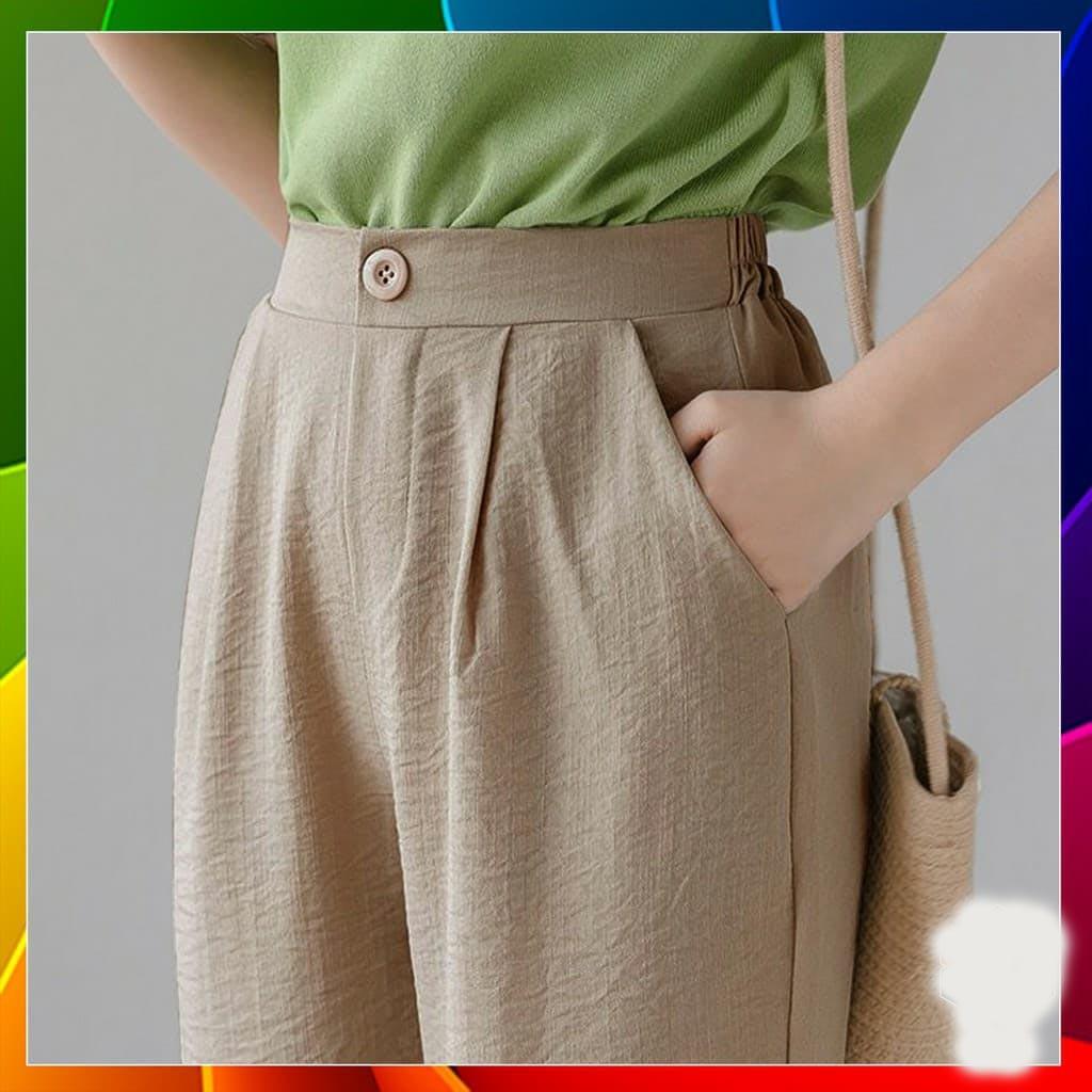 Quần baggy Đũi lưng thun