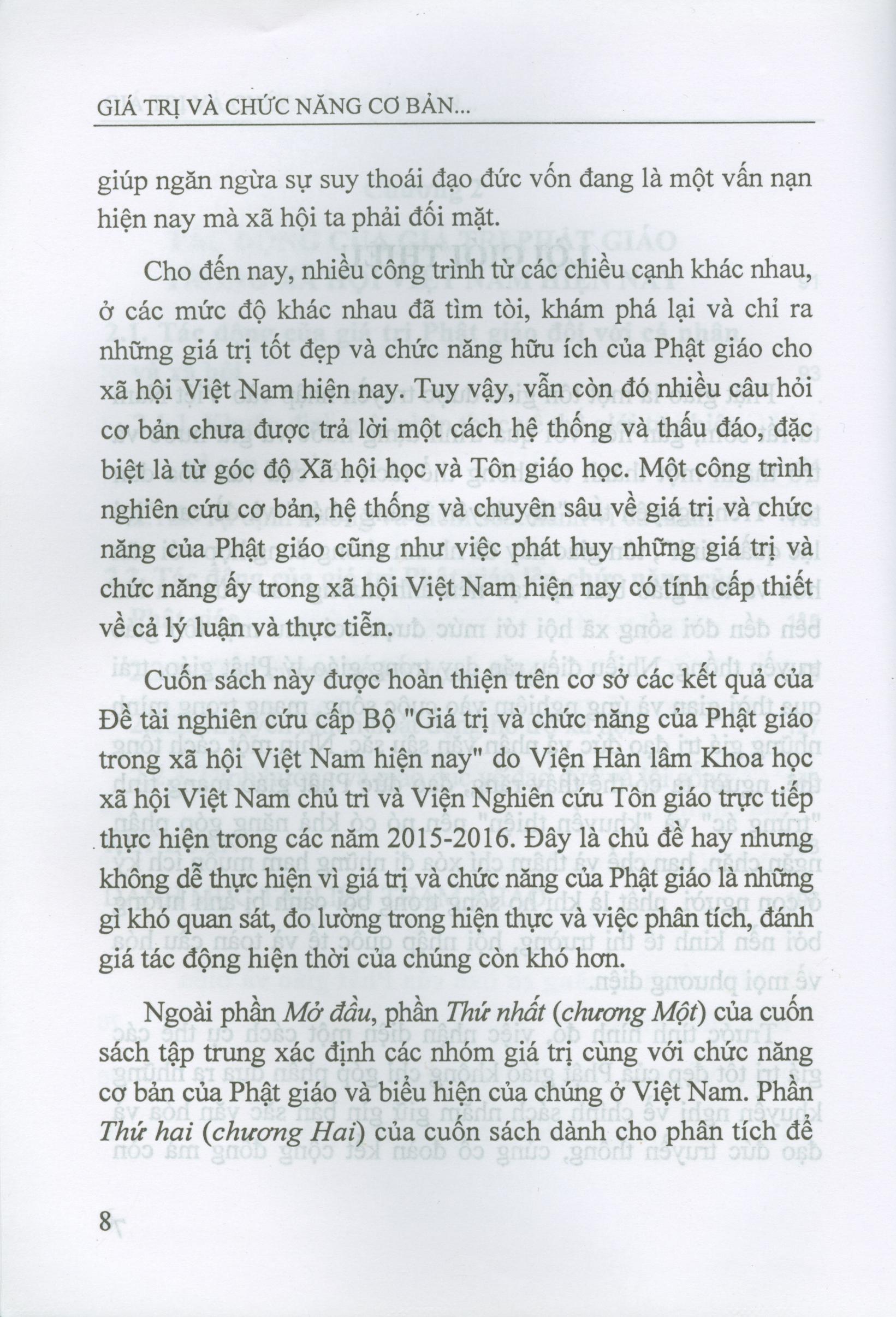 Giá Trị Và Chức Năng Của Phật Giáo Trong Xã Hội Việt Nam Hiện Nay