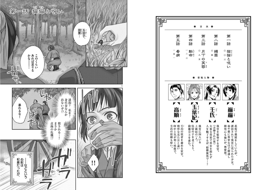 Sách ngoại văn: Kusuriya no Hitorigoto: Mao Mao no Kokyu Techo 1 (Japanese Edition)