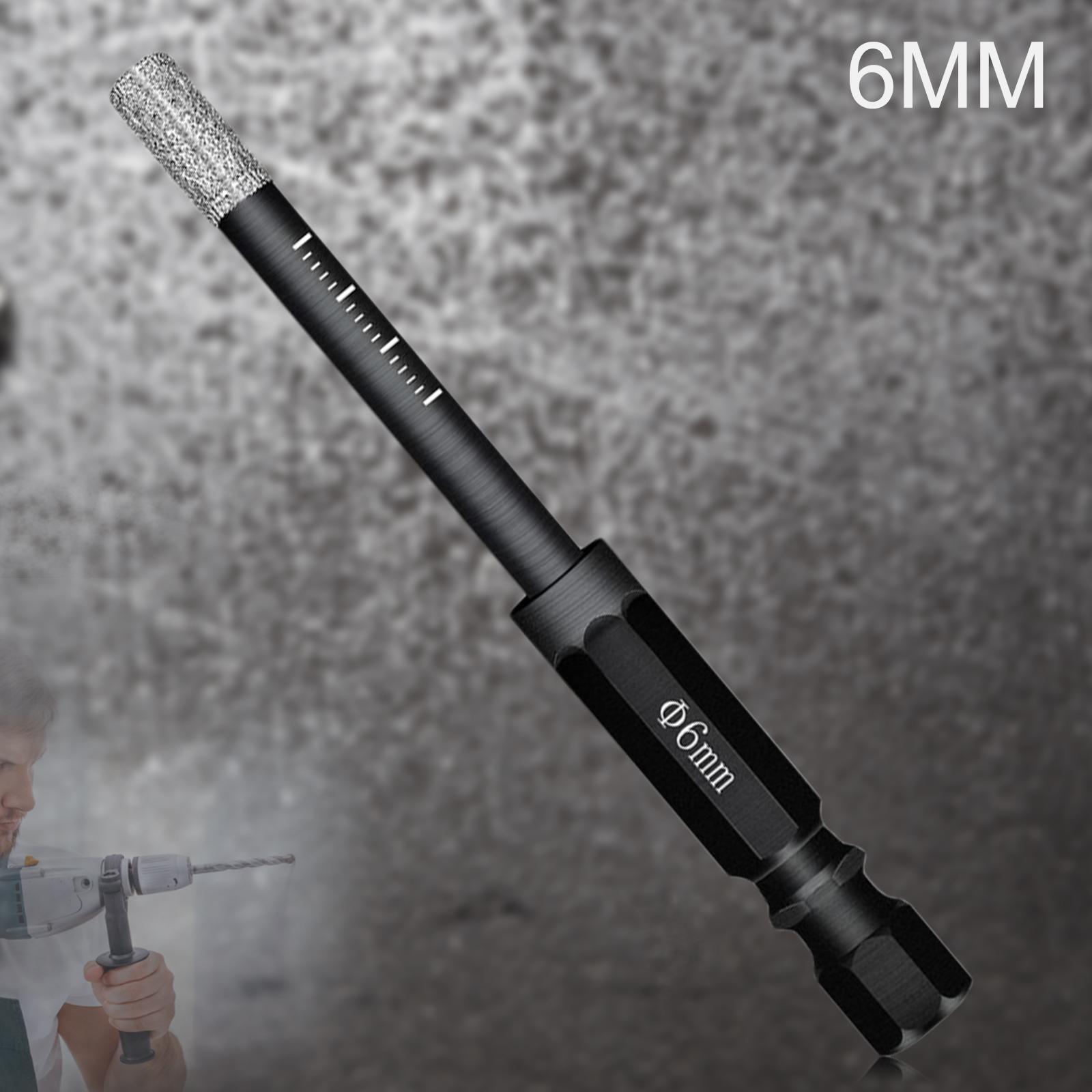 Diamond Dry Drill Bit Set Power Tool Accessories for Stone Porcelain Granite
