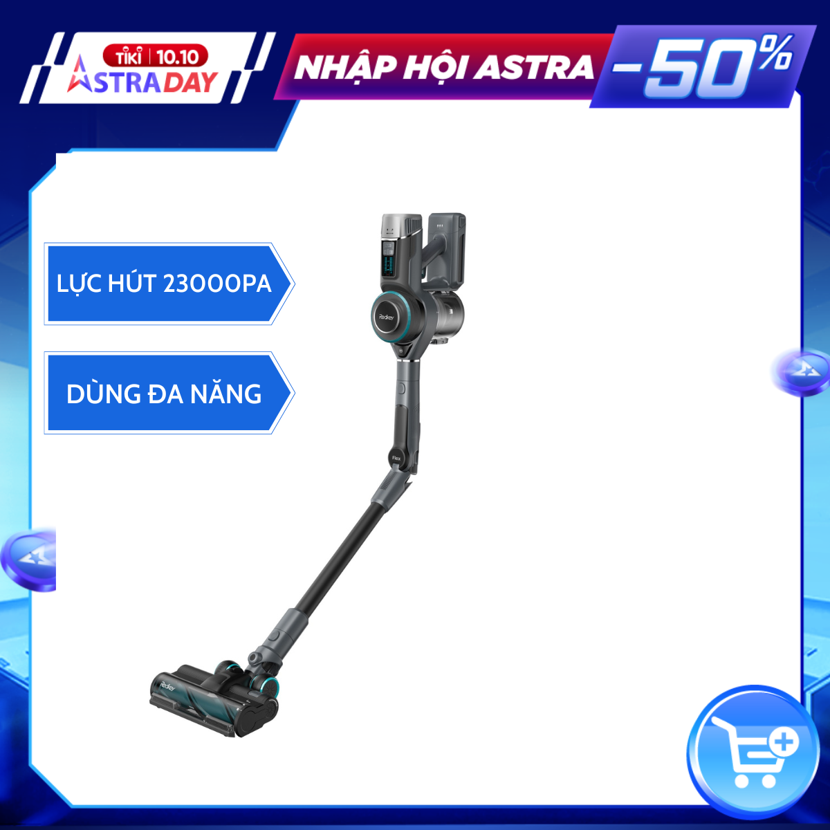 Máy hút bụi không dây đa năng công suất lớn RedKey F10 - Hàng chính hãng