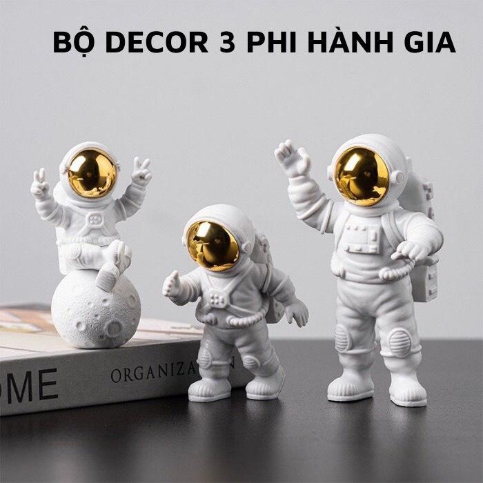 Đèn ngủ mặt trăng 3D mô hình phi hành gia trang trí phòng ngủ siêu đẹp