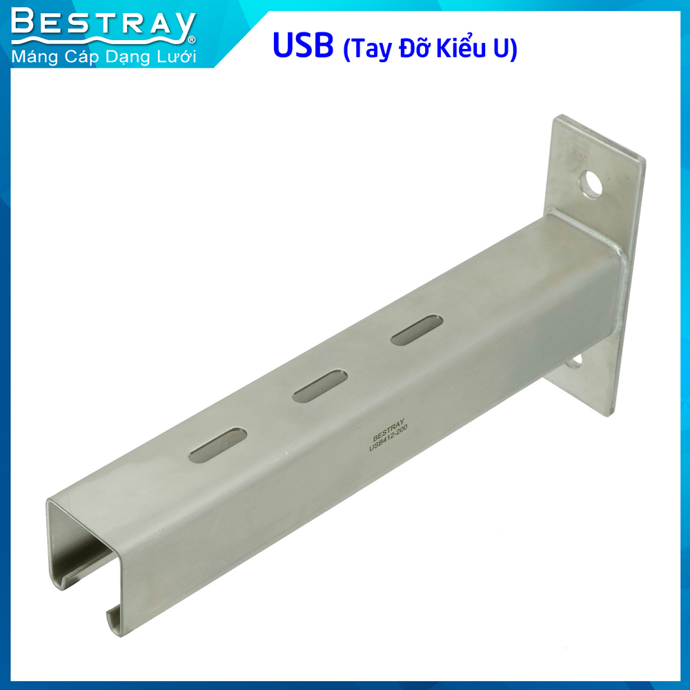 Tay Đỡ Kiểu U  | Giá Đỡ Máng Lưới Bestray | U-Strut Bracket (USB)