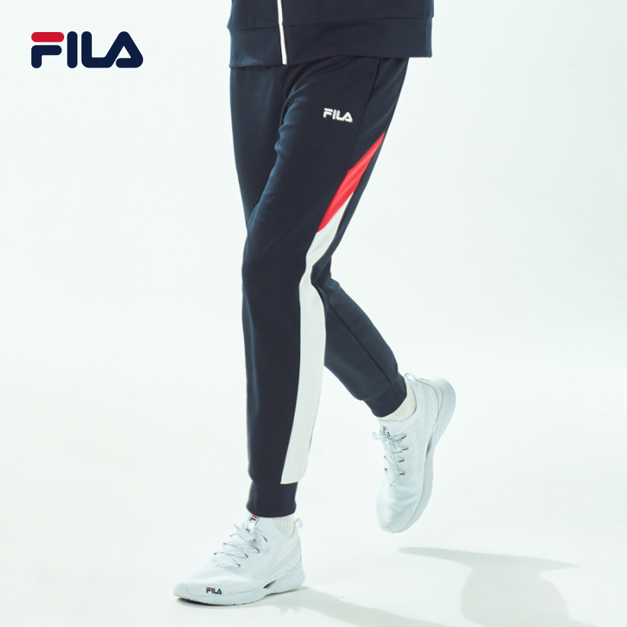 Quần dài thể thao unisex Fila Color Block - BTS Global Inline - FS2FPC1105X