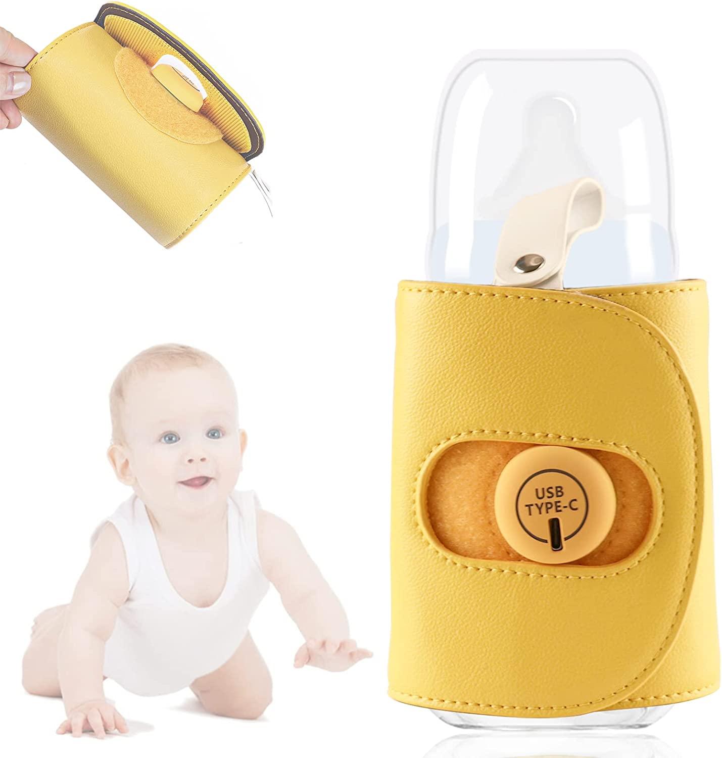 Bộ hâm nóng bình sữa trẻ em, Bình USB di động Bộ hâm nóng bình sữa du lịch Nắp lưu trữ bộ ổn nhiệt